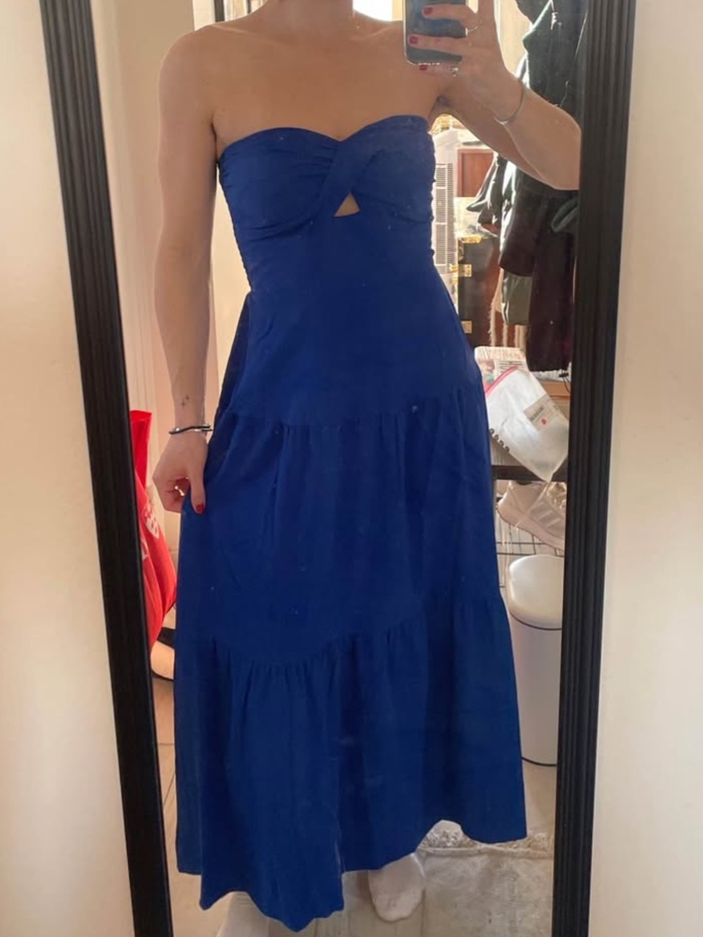 royal blue maxi dress